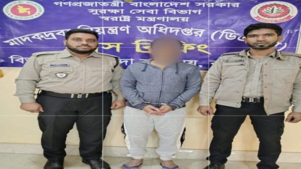 বরিশালে মাদকসহ ছাত্রদল নেতা আটক