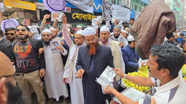 বরিশালে ইসলামী আন্দোলনের প্রার্থীর আনুষ্ঠানিক প্রচার শুরু