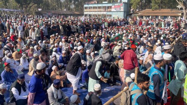 নির্বাচনি জনসভায় বরিশালে জামায়াত আমির ডা. শফিকুর রহমান