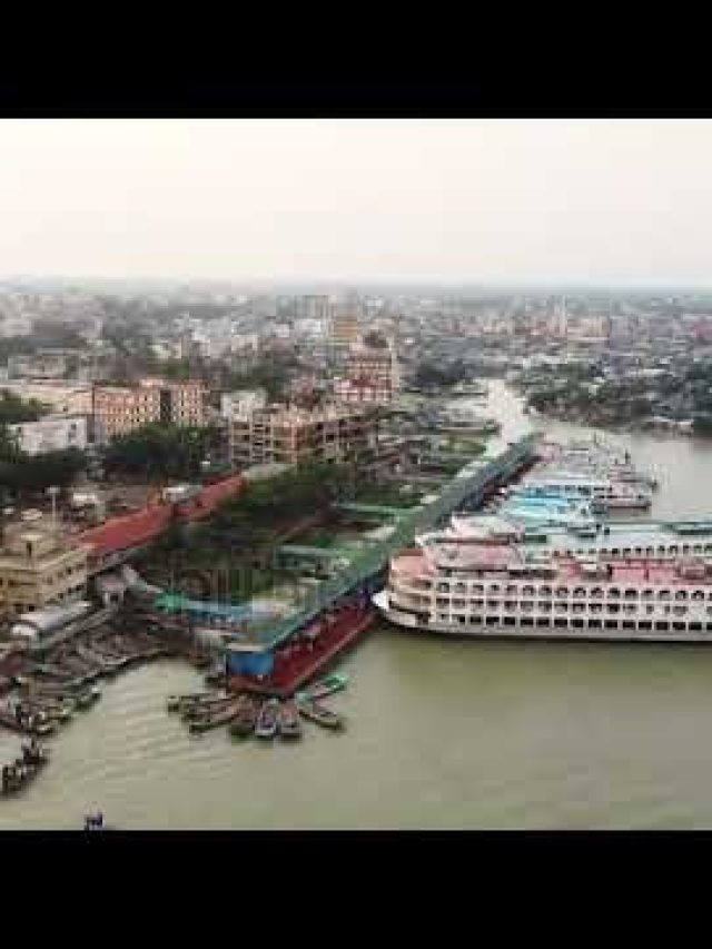 Barishal Launch Ghat Today | Busy River Terminal on the Kirtankhola | Video