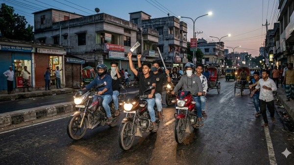 বরিশালে সক্রিয় কিশোর গ্যাং, সশস্ত্র মহড়ায় নগরজুড়ে আতঙ্ক