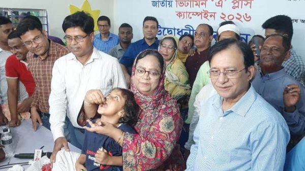 বরিশালে জাতীয় ভিটামিন ‘এ’ প্লাস ক্যাম্পেইনের উদ্বোধন