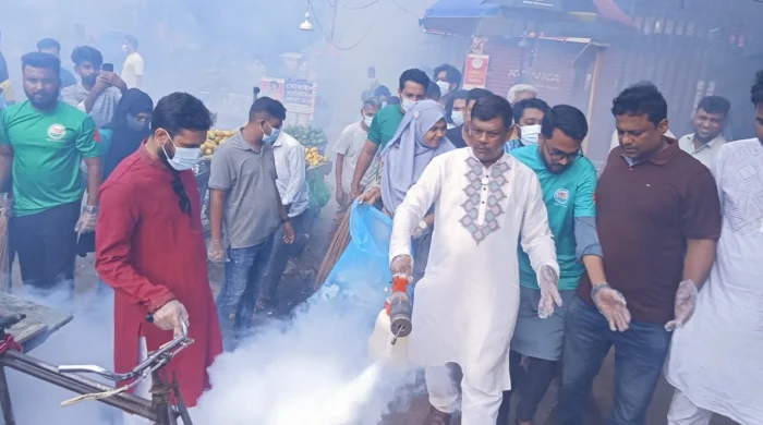 ডেঙ্গু প্রতিরোধে বরিশালে ব্যতিক্রমী পরিচ্ছন্নতা অভিযান