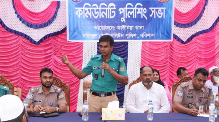 কাউনিয়া থানার কমিউনিটি পুলিশিং সভা, মাদক-জুয়া ও কিশোর অপরাধ প্রতিরোধে সচেতনতার আহ্বান